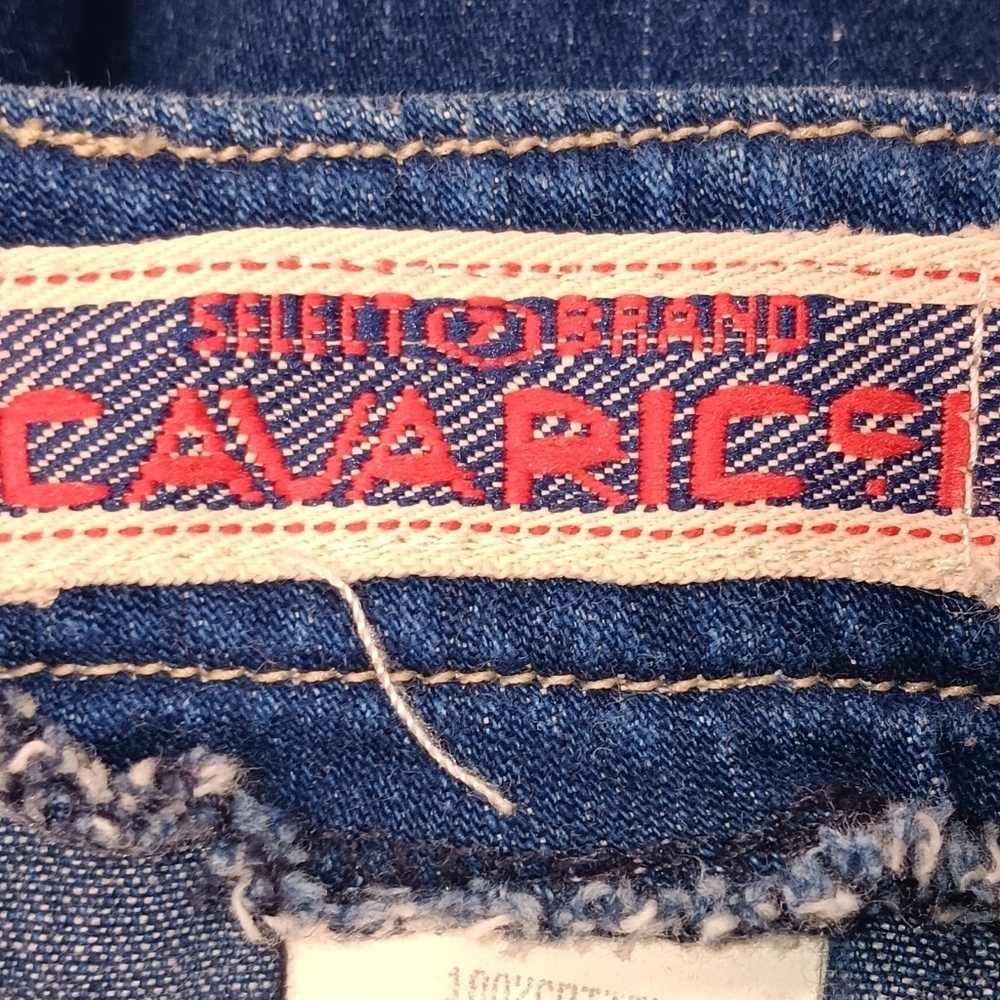 Vintage Y2K Z. Cavaricci Long Jean Denim Skirt  Size 2 - Picture 4 of 6
